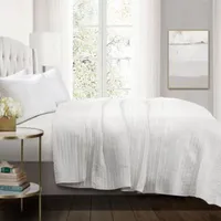 Lush Decor Pom Pom Stripe Quilt Sets