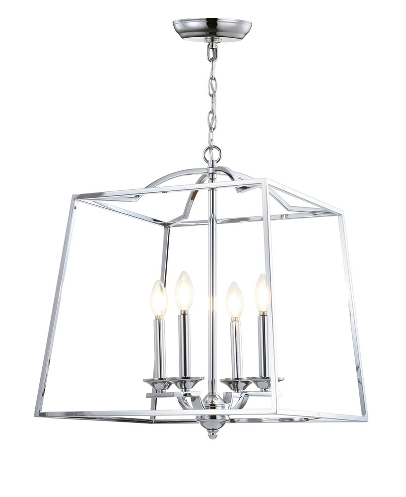 Jonathan Y Gloria 4-Light Metal Led Pendant