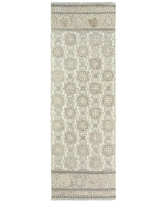 Oriental Weavers Craft 93002 Ash/Sand 2'6" x 8' Runner Area Rug