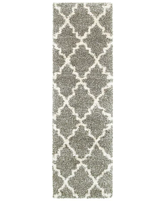 Oriental Weavers Henderson Shag 092 2'3" x 7'6" Runner Area Rug