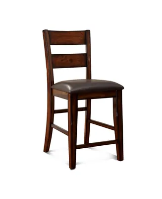 Arlen Dark Cherry Counter Stool (Set of 2)