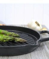 Chasseur French Cast Iron 14" Oval Grill Pan