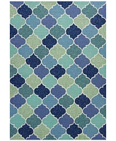 Kas Harbor Stella 4231 Blue 2' x 3' Indoor/Outdoor Area Rug