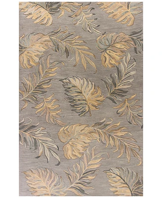 Kas Havana Palms 2639 Gray 5' x 8' Area Rug