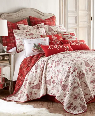 Levtex Yuletide Toile 3-Pc. Quilt Set