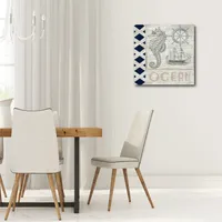 Courtside Market Sweet Coastal Blend I Gallery-Wrapped Canvas Wall Art - 16" x 16"