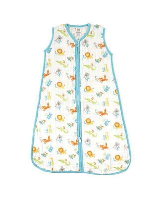Luvable Friends Baby Boys Sleeveless Muslin Cotton Sleeping Bag, Sack, Blanket, Muslin, Months