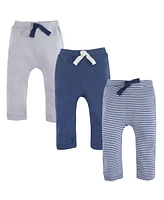 Touched by Nature Baby Boys Set of Three Organic Pants Bottoms