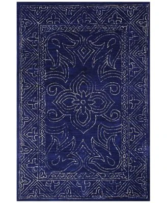 Bashian Nico Nic 130 Navy Area Rug