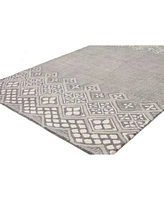 Closeout Bashian Nico Nic 150 Gray Area Rug