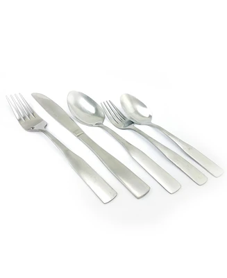Abbeville 61 Piece Flatware Set with Wire Caddy