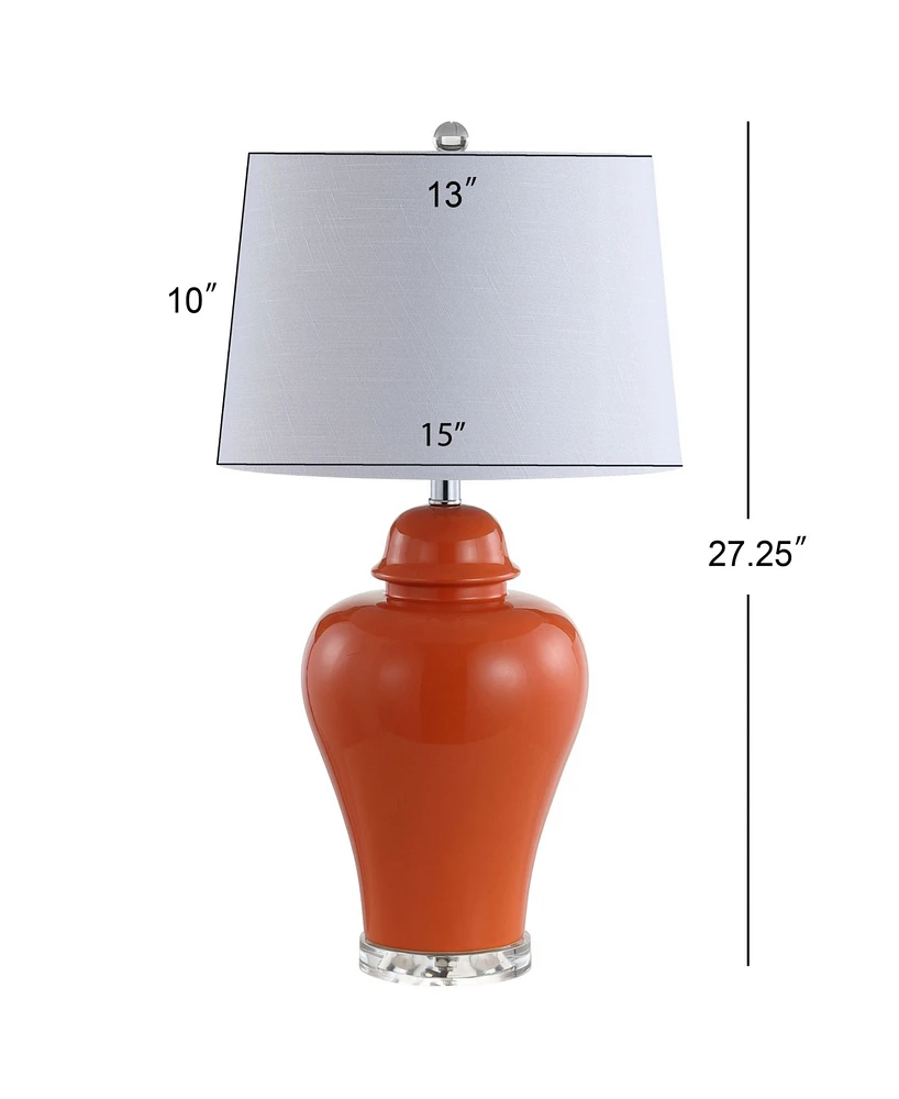 Jonathan Y Winnie Ceramic Urn Led Table Lamp - Set of 2