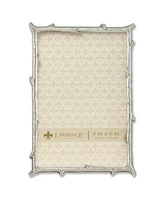 Lawrence Frames Silver Metal Picture Frame with Natural Branch Design