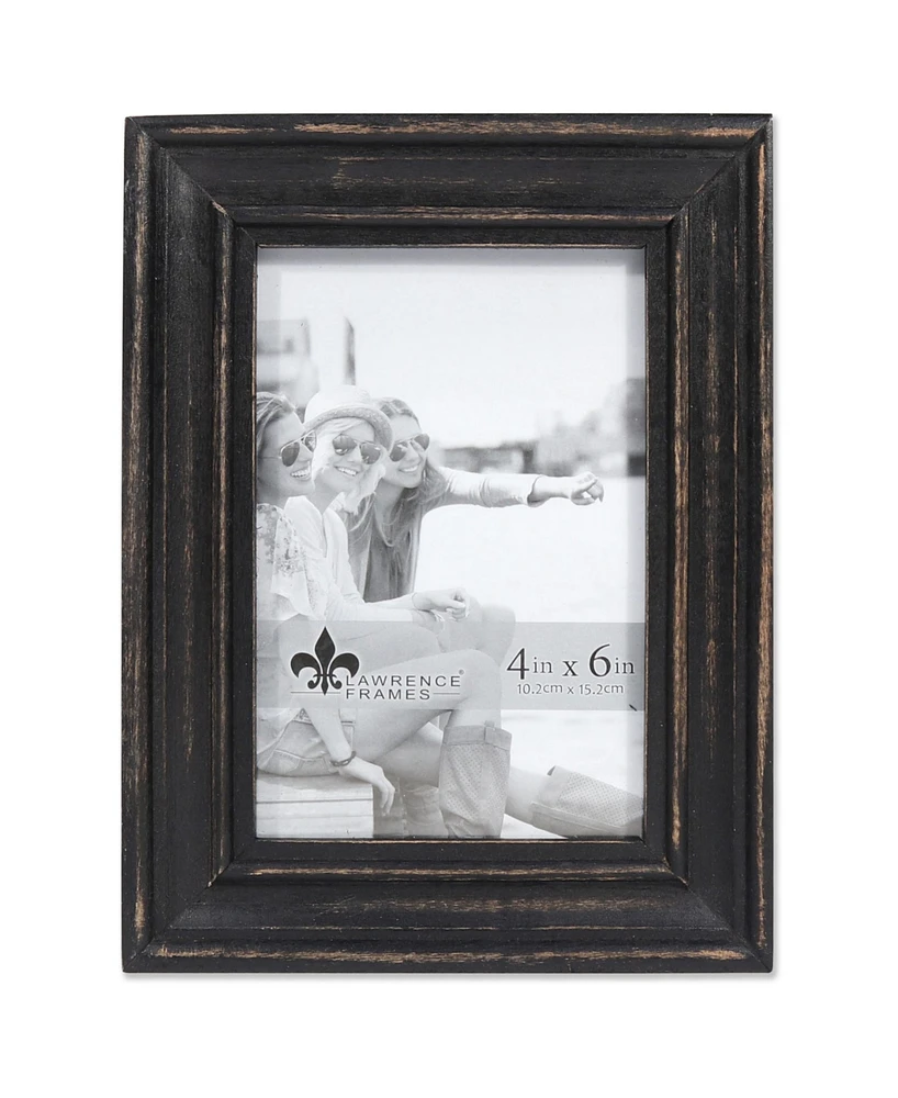 Lawrence Frames Durham Weathered Black Wood Picture Frame