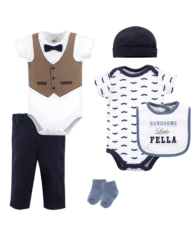 Little Treasure Baby Boys Layette 6-Piece