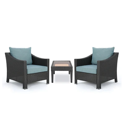 Antibes Outdoor 3-Pc. Seating Set