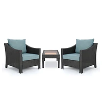 Antibes Outdoor 3-Pc. Seating Set