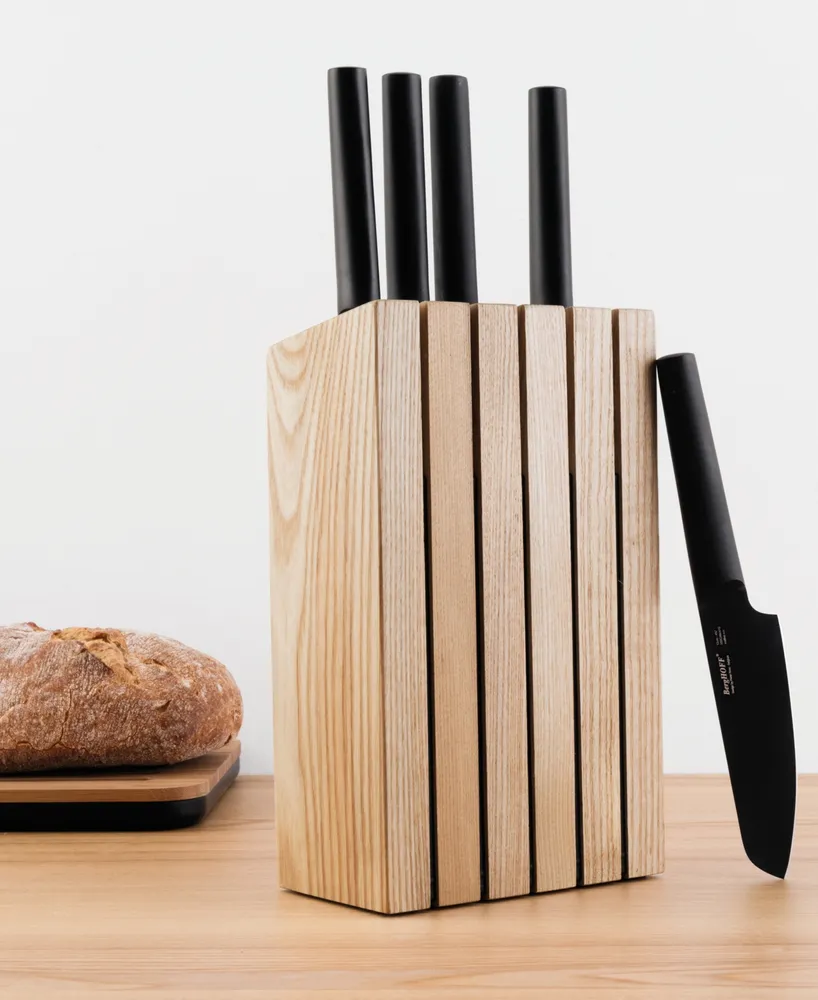 BergHOFF Ron Collection 6" Wooden Knife Block