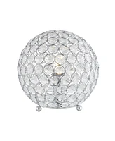 Jonathan Y Gemma 8.25" Acrylic/Metal Led Table Lamp