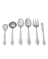 Riverridge Rose 46 Piece Monogrammed Flatware Set - E, Service for 8
