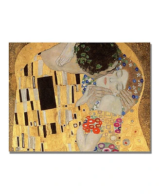 Gustav Klimt 'The Kiss' Canvas Art - 32" x 24"