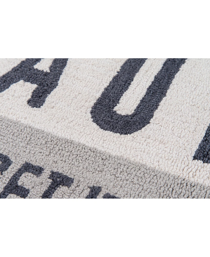 Novogratz Cucina Cna-6 Gray 2'3" x 3'9" Area Rug
