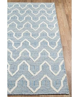 Erin Gates Langdon Lgd-1 Prince Gray 3'9" x 5'9" Area Rug