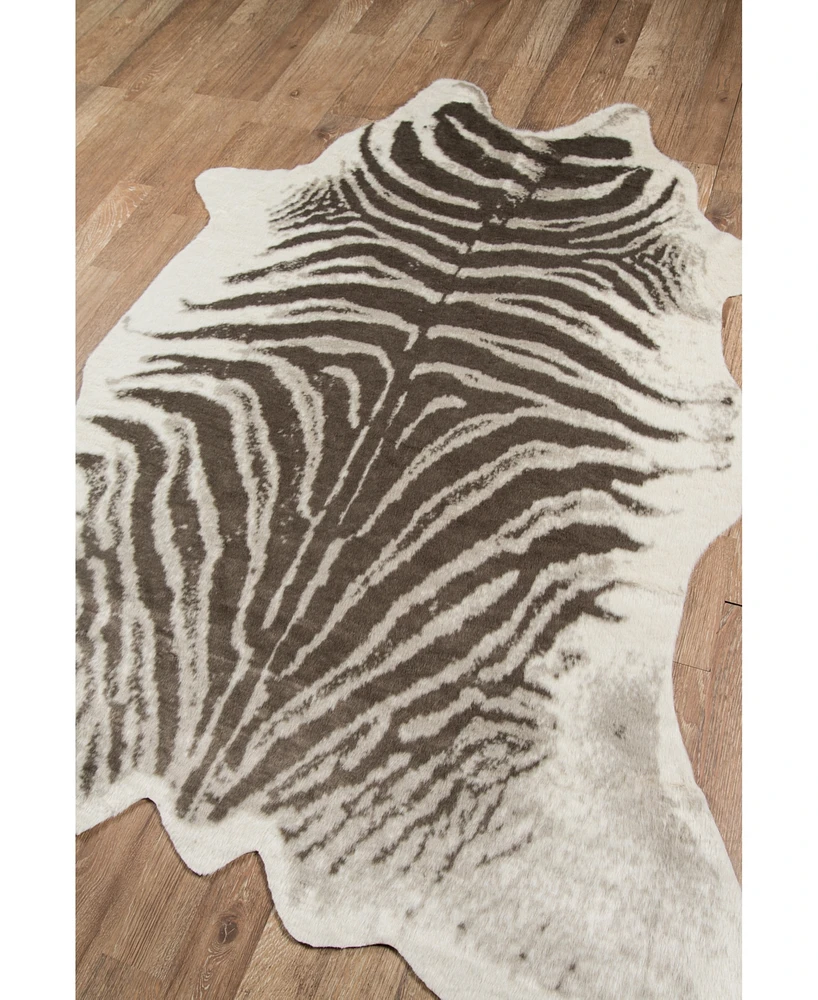 Erin Gates Acadia Aca-1 Zebra 5'3" x 7'10" Area Rug