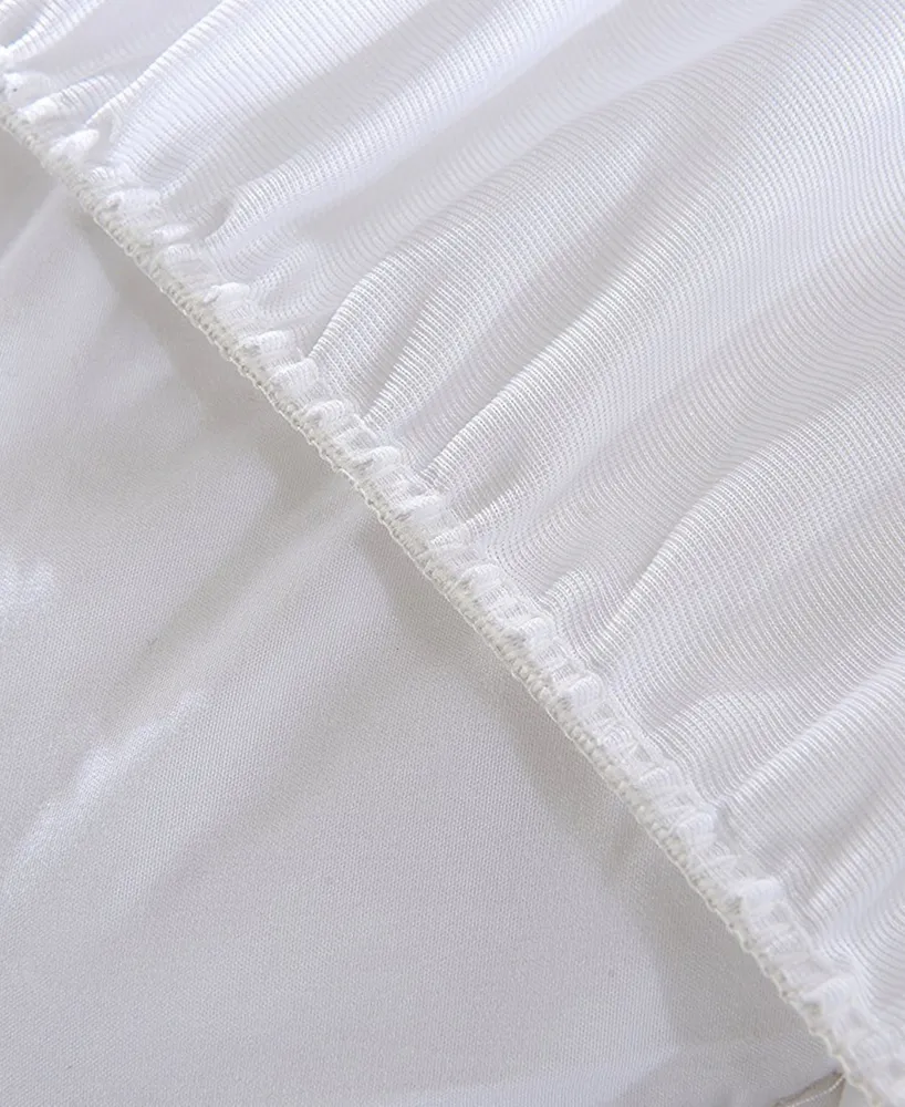 Cheer Collection Rayon from Bamboo Fitted Down Alternative Mattress Pad