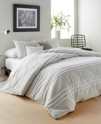 Dkny Chenille Stripe 3-Pc. Comforter Set