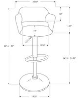 Monarch Specialties Polyester Bar Stool