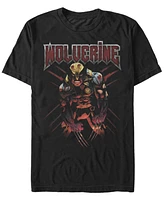 Marvel Men's Classic X-Men Angry Wolverine, Short Sleeve T-Shirt