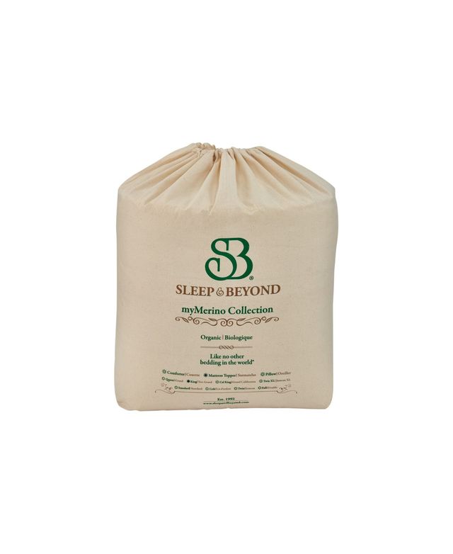 Sleep & Beyond Mymerino 1.5" Thick Organic Merino Wool Mattress Topper