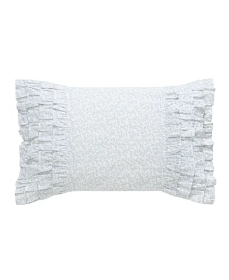 Laura Ashley Chloe Cottage Ruffle Decorative Pillow, 14" x 20"