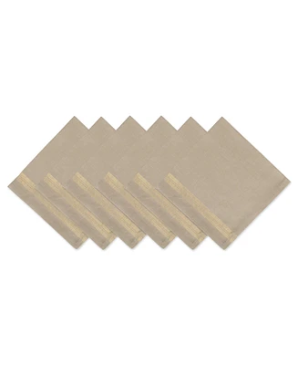 Design Imports Sparkle Stripe Napkin Set