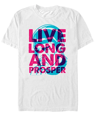 Star Trek Men's The Original Series Spock Live Long And Prosper Short Sleeve T-Shirt