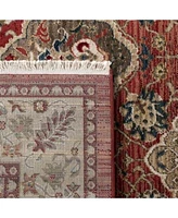Lauren Ralph Lauren Ariel Lrl1255c Red Beige Area Rug