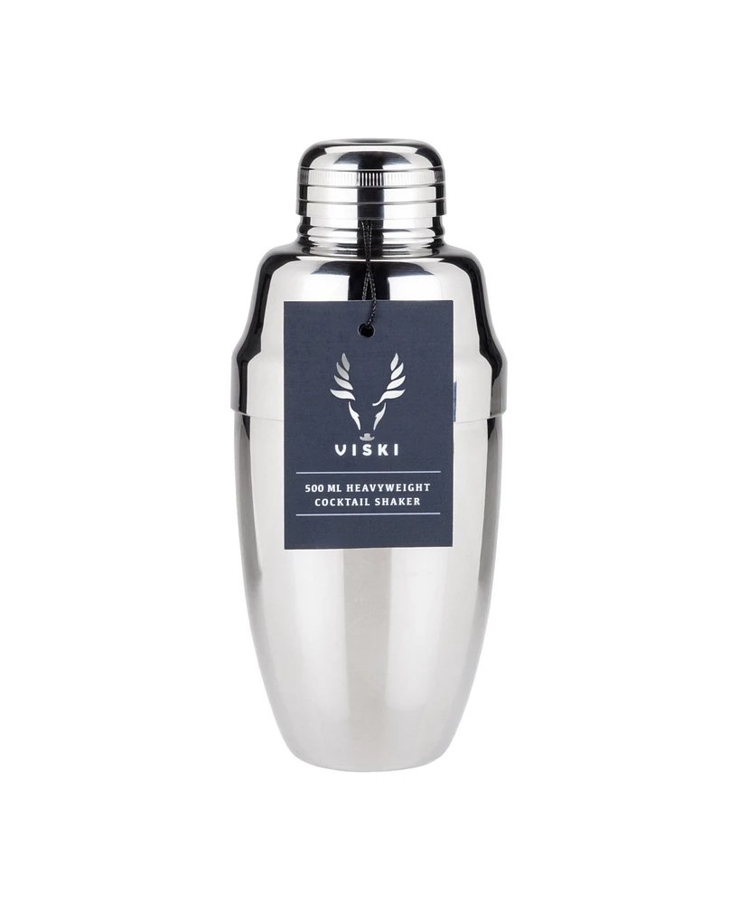 Viski Professional Heavyweight Cocktail Shaker, 17 Oz