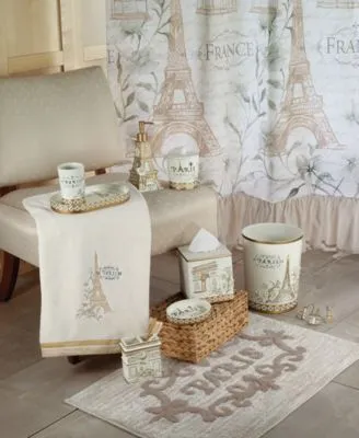 Avanti Paris Botanique Hand Painted Resin Bath Accessories