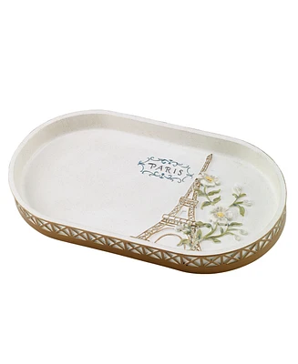 Avanti Paris Botanique Hand Painted Resin Bathroom Tray