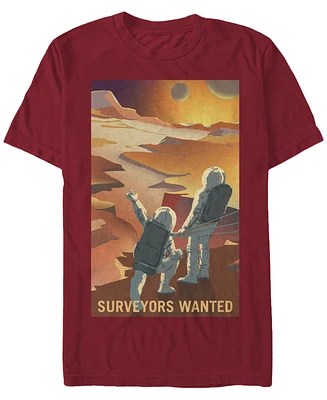 Nasa Men's Mars Surveyors Wanted Short Sleeve T-Shirt