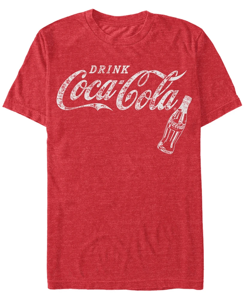 Coca-Cola Men's Retro Coke Bottle Short Sleeve T-Shirt