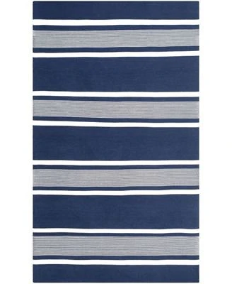 Lauren Ralph Lauren Hanover Stripe LRL2461A Navy Outdoor Area Rug Collection