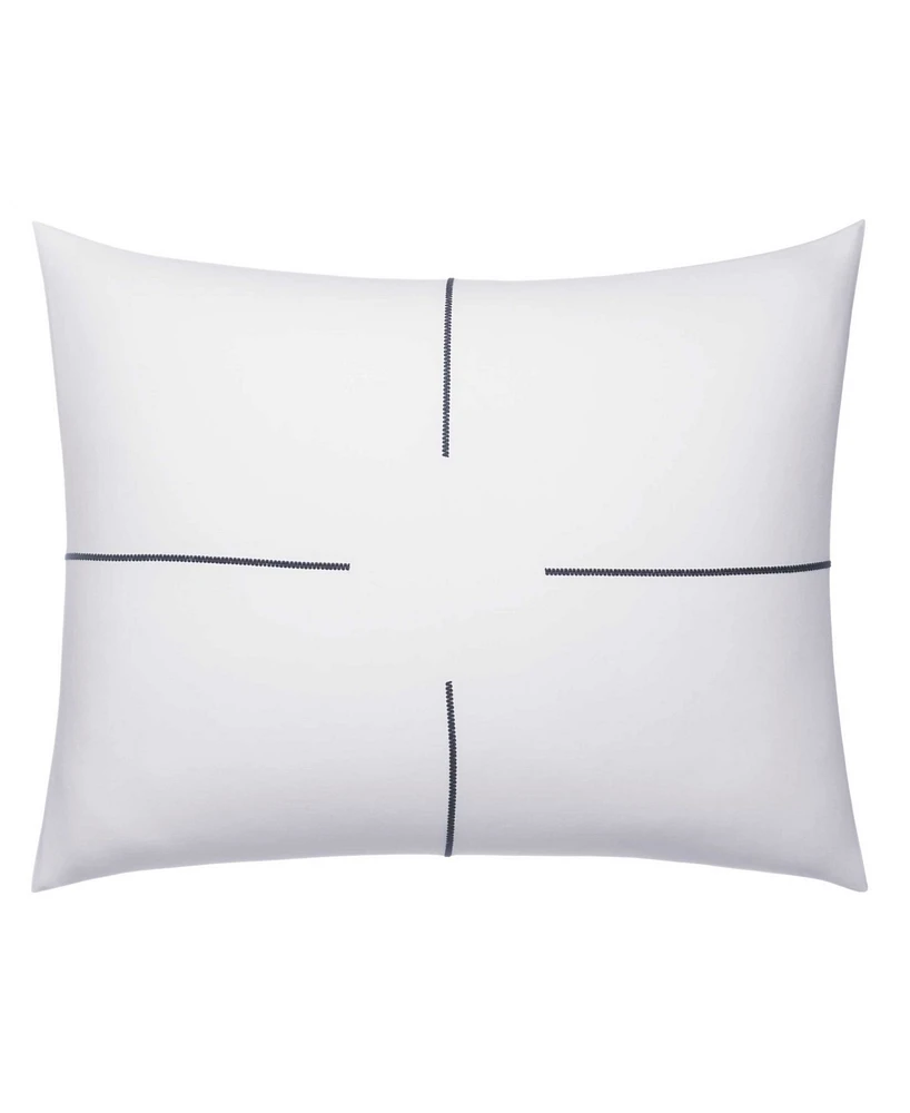 Vera Wang Zig Zag Cotton Sateen 3 Piece Comforter Set