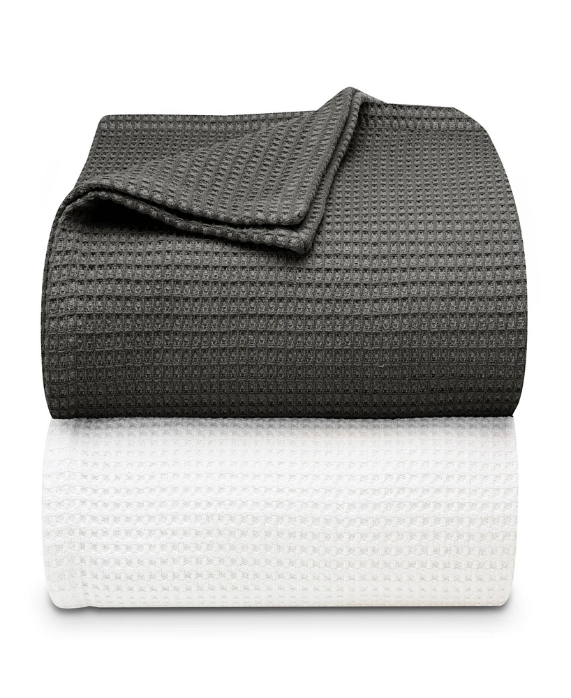 Vera Wang Waffleweave Blanket, King