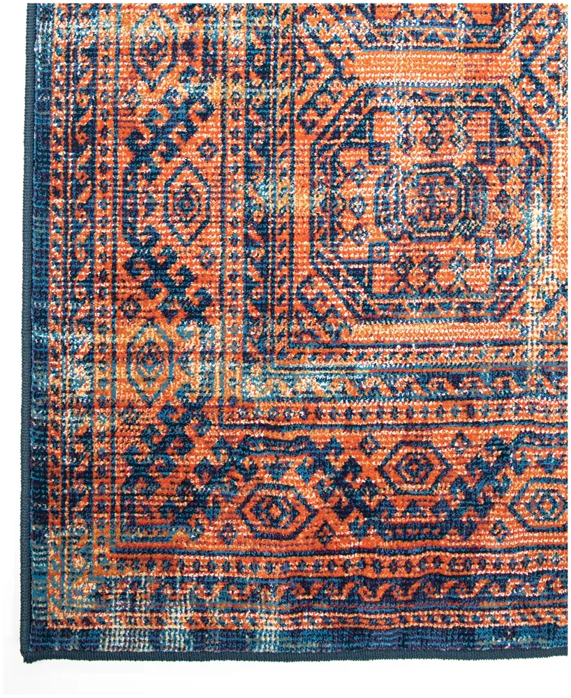 Closeout! Orian Alexandria Northern Mashad Thatch Red 5'1" x 7'6" Area Rug