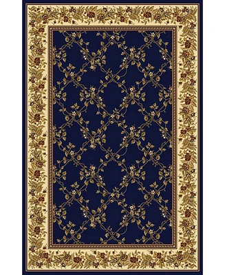 Closeout! Km Home Navelli Blue 5'5" x 8'3" Area Rug