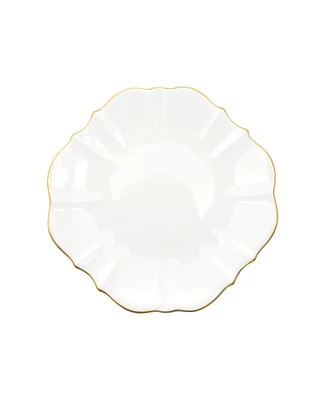 Twig New York Amelie Brushed Gold Rim 8.5" Salad Plate