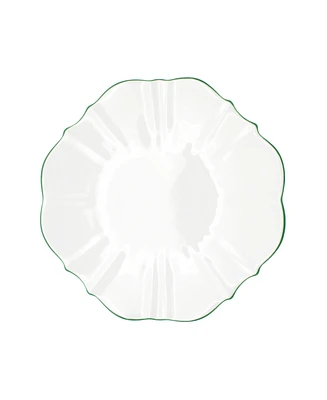 Twig New York Amelie Forest Green Rim 10.5" Dinner Plate