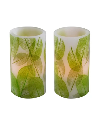 Lumabase Battery Operated Wax Candle, Set of 2